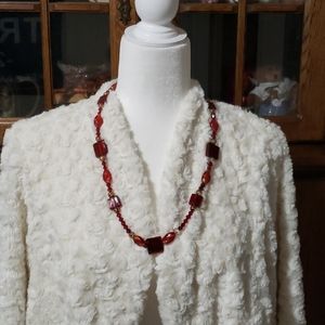 Vintage glass, bead necklace
